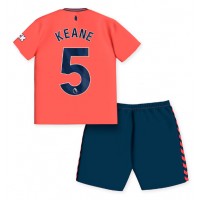 Dres Everton Michael Keane #5 Preč pre deti 2023-24 Krátky Rukáv (+ trenírky)